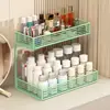 Organizador de cosméticos, organizador de penteadeira, prateleira de armazenamento de perfumes e produtos de skincare, organizador de bancada de banheiro multicamadas, um item essencial para organizar seu banheiro
