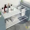 Estantes ajustables para armario, estantes de capas, divisores de gabinete, estantes de almacenamiento para armario, estantes de almacenamiento sin taladro