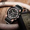 Ochstin Novo Relógio Masculino de Quartzo Fashion em Nylon À Prova d'Água Luminoso com Calendário Display Automático