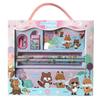 Lbk Caja de Regalo Set de Papelería Temporada de Regreso a Clases Material Escolar para Niños Paquete de Regalo Bolsa de Tela Regalo Promocional