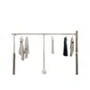 Arara de Parede para Loja de Roupas Aço Inoxidável Espessado Arara de Parede para Roupas Arara de Parede para Loja de Roupas Infantis Roupas Femininas