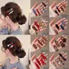 Pasador de Pelo con Lazo Estilo Coreano Accesorio para el Cabello para Mujer Venta al por Mayor Clips Pequeños de Gama Alta Clip para Flequillo Infantil Clip para el Flequillo Clip Lateral