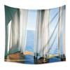 Tapiz Transfronterizo Bohemio Tapiz Decorativo para Habitación Tela Decorativa Tela de Fondo Tapiz Paisaje Ins Tapiz