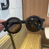 Novos Óculos de Sol de Silicone Estilo Coreano para Crianças Armação Redonda Simples Armação Fosca Óculos de Sol Polarizados Fofos Cor Macaron para Bebê