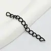 Cadena de Extensión para Collar de Metal, Cadena de Cola de Extensión que Conserva el Color, Cadena de Ajuste para Alargar Pulseras y Collares, Materiales de Accesorios para Joyería DIY