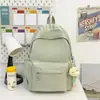 Mochila escolar para estudiantes femeninas, estilo Ins, estilo coreano sencillo, informal, para estudiantes de secundaria, mochila ligera de gran capacidad para estudiantes de secundaria.