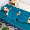 Toalla de baño para salón de belleza hacer la cama toalla grande hacer la cama traje grande toalla para cama de moxibustión punta cerrada fija engrosada simple