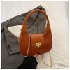 2025 Primavera y Verano Nuevo Estilo Texturizado Axila Bolsa Pequeña de Mujer Personalizada Patrón Tejido Bolso Cuadrado Pequeño Moda Retro Bolso Cruzado