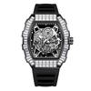 Nuevo reloj transfronterizo de la marca Golden Seton, reloj de moda para hombre con barril de diamantes y esfera grande, reloj de cuarzo para hombre.