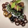Cordón para teléfono móvil de sándalo verde y palisandro, llavero creativo, hebilla de anillo, carcasa para teléfono móvil, adornos antiguos, regalo para hombres y mujeres, pareja