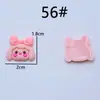 Variedad de Parches de Dibujos Animados de Goma Suave para Vasos de Agua DIY, Pegatinas Decorativas Hechas a Mano, Fundas para Teléfonos Móviles, Pasadores, Accesorios para el Cabello, Decoraciones para la Cabeza