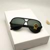 Lentes de vidrio Gafas de sol Al por mayor Gafas blancas planas multicolor opcionales Gafas de sol negras bronceadas Gafas de sol para hombres