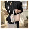 Bolso cubeta de patrón de piedra popular de este año, alto, personalizado, moderno, bolso de mano, simple, elegante, personalizado, bolso de hombro, bolso cruzado