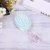 Peine Pequeño para Niños y Niñas, Peine para Bebé sin Nudos que No Maltrata el Cabello, Peine con Cojín de Aire, Peine de Color Caricatura Portátil Transfronterizo