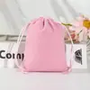 Bolsa de terciopelo negro con cordón Bolsa para empaquetar joyas Bolsa de almacenamiento a prueba de polvo Bolsa de terciopelo para joyas Venta al por mayor
