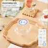 Caixa de embalagem para cupcake para 4/6 unidades, forma de muffin de 2 peças para creme de confeiteiro, caixa transparente para tortinha de ovo para assar e levar