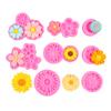 Molde Girasol Margarita Flor de Durazno DIY Flor Sakura Difusor Yeso Chocolate Pastel Adorno Molde de Silicona