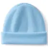 Nueva colección de otoño e invierno: Gorro de punto 100% cachemir puro, grueso y cálido, adecuado tanto para niños como para niñas, proporcionando excelente aislamiento contra el frío