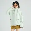 Chaqueta Deportiva Cortavientos Desmontable Tres en Uno Hecha a Medida de Fábrica Original para Montañismo al Aire Libre para Hombres y Mujeres, Versión Engrosada de Invierno