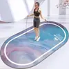 Esterilla Amortiguadora para Saltar la Cuerda, Esterilla de Yoga, Esterilla Antideslizante Silenciosa para Suelo, Esterilla Profesional para Fitness Aeróbico, Alfombra Deportiva Gruesa Insonorizada, Transfronterizo