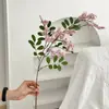 Flor de Sophora de Alta Calidad Flor Artificial Decoración de Escritorio para Sala de Estar Adornos Florales de Lujo Accesible Ramo Floral para Restaurante de Gama Alta