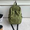 Mochila impermeable de nailon de Corea del Sur para mujer, sencilla, para estudiante universitario, casual, estilo ins, mochila de viaje, mochila escolar de moda