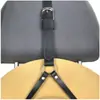 Estilo igual transfronterizo perchero de cuero para respaldo de coche longitud ajustable clip de sombrero de mezclilla occidental clip de sombrero todo-partido venta al por mayor