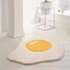 Alfombrillas de Alfombra con Borlas Lindas Transfronterizas, Alfombrillas Refrescantes para Cama de Dormitorio de Comercio Exterior, Alfombrillas de Felpa Antideslizantes Absorbentes para Baño