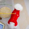 Ropa para Mascotas de Otoño e Invierno Ropa para Perro 24 Marca de Moda Cierre de Cremallera Cuatro Patas Forro Polar Teddy Bixie Caniche Cachorro Ropa Cálida