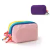 Bolsa de Maquillaje Dopamina Transfronteriza Feihong de Alto Valor Gran Capacidad con Bloques de Color Bolsa de Almacenamiento Portátil para Viajes al Aire Libre Neceser