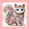 Frete Grátis Tamanho Grande Pintura com Diamantes Diamantes de Formato Irregular DIY 5D Diamantes Brilhantes Desenho Animado de Animal Atravessando Fronteiras Atacado Pintura Adesiva Mais Vendida