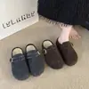 Sapatos Birkenstock com Sola Grossa para Aumentar a Altura, Tiras nos Pés Retrô, Chinelos de Bico Fechado, Calçados para Uso Externo, Novidade Outono 2026, Estilo Preguiçoso, Sapatos Individuais Femininos