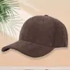 Gorra Hombres Otoño e Invierno Pana Gorra de Béisbol Logo Personalizado Mujeres Estilo Japonés Retro Color Sólido Gorra con Visera Informal Gorra para Pareja