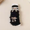 Calcetines para Niñas de Amazon Transfronterizos Estilo Universitario Americano Calcetines de Punto Rayados Horizontales Dobles Mangas Largas para Pantorrilla
