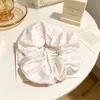 Elástico de Cabelo Fresco de Chiffon com Pompom Estilo Fada Menina, Acessórios de Cabelo, Atacado em Estoque
