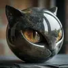 Nuevo Producto Transfronterizo Halloween Figura de Gato Negro de Lujo Adornos de Gato Negro de Lujo