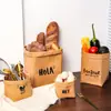 Bolsa de Papel Kraft Lissa Bolsa para Almacenamiento de Verduras en Refrigerador de Cocina Lavable Impermeable Engrosada Estilo Ins Ecológica Bolsa para Alimentos