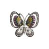Broche de mariposa de imitación al por mayor para damas, moda coreana, prendedor para bufanda de seda anti-luz, hebilla, accesorios de ropa transfronterizos