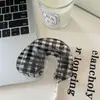 Pinza para el Cabello de Cuadros Transparente Negro, Pinza Sencilla para el Cabello, Pinza de Tiburón, Accesorio Versátil de Alta Gama para el Cabello Diario, Estilo Nuevo