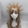 DIY Coroa Barroca Faixa de Cabelo Acessórios para Cabeça Retrato Fotográfico Artesanal Adereços de Coroa de Sol Materiais de Joalheria