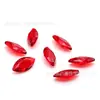 Atacado de fábrica vidro marquise, vidro marquise branco e colorido 1.5*3-6*12mm cabochão de fundo pontudo pedras soltas