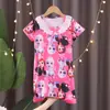 Pijama de Verano para Niñas Mayores, Camisón de Encaje de Manga Corta, Kuromi de Dibujos Animados, Ropa de Casa del Grupo de Chicas de Demon Slayer