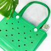 Bolso de Playa Eva con Agujeros Grandes, Bolso Tote Grande para el Hombro, Bolso de Mano para Almacenamiento, DIY Dropshipping Transfronterizo Temu, Moda Urbana