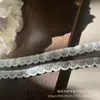 Em estoque Novo Lolita Bordado Solúvel Em Água Lace Leite Seda Único Lado Flor Onda Lace Lace Código De Barras