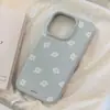 Funda para Teléfono Blanco Té Flor Pequeña Manzana 16 Adecuada para iPhone 18 Pro Max, Estilo Suave y Fresco para 15, Brillante y Suave para 16, 13