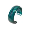 Pulseras Populares Transfronterizas Europeas y Americanas, Pulseras Anchas de Ola Irregular Manchadas de Acrílico, Pulseras de Nicho de Alta Gama para Mujer