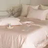 Juego de Colcha de Verano de Tencel Lenzing de 60 Hilos, Cubrecolchón de Cuatro Piezas, Colcha de Verano de Fibra de Lyocell Táctil Fresca, Colcha para Aire Acondicionado