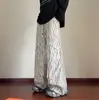 Pantalones Casuales de Cuadros con Pliegues Estilo Americano para Hombre 2026 Nueva Marca de Tendencia Holgados de Caída Pantalones Deportivos Rectos de Pierna Ancha Largos