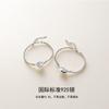 Joyería de plata esterlina S925 amor tiempo pulsera de pareja un niño y una niña nicho alto sentido un par de regalos para novia