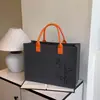 Bolsa Tote de Feltro com Logo Personalizado Lembrança Corporativa Desconto por Grande Quantidade Festival do Meio Outono Bolsa de Tecido de Feltro de Grande Capacidade